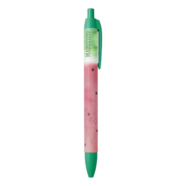 Preta Caneta da melancia, caneta personalizada da (parte de inferior (Vertical))