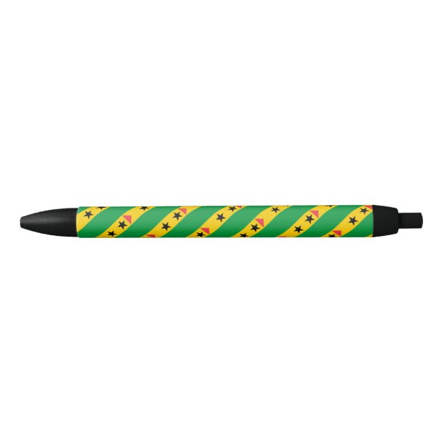 Preta Caneta de Ballpoint de São Tomé e Príncipe (Frente)