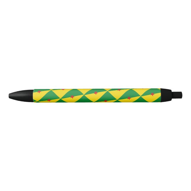 Preta Caneta de Ballpoint na Guiana Francesa (Frente)