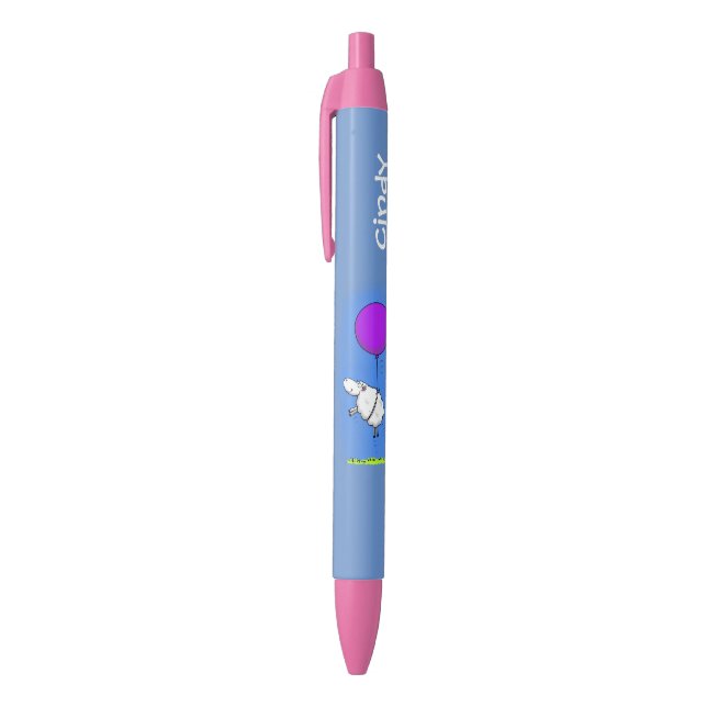 Preta Caneta de cartoon branca (Topo (Vertical))