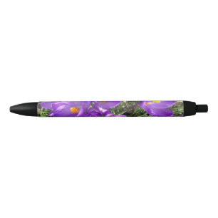 Preta Caneta de Crocus Roxo