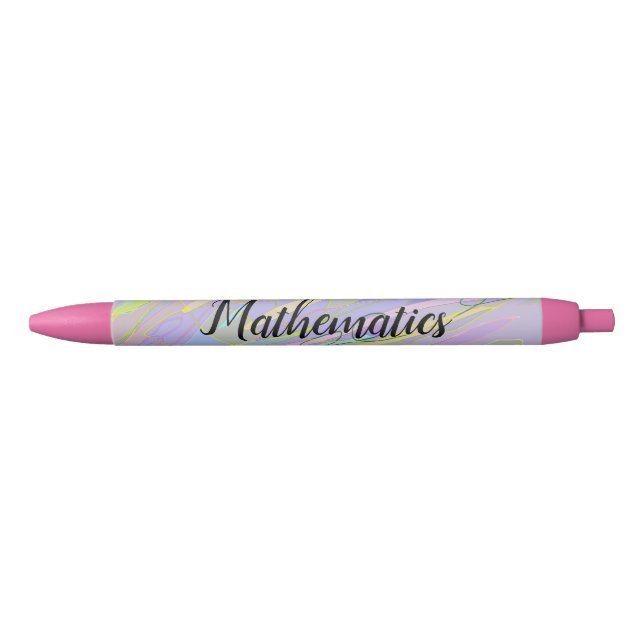 Preta Caneta de Doddle Roxo da Matemática Personalizada (Frente)