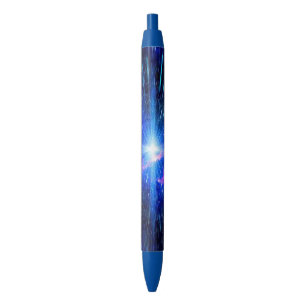 PRETA CANETA DE ESTRELA AZUL
