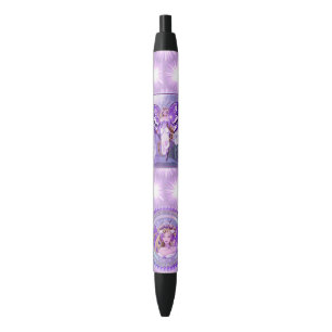 Preta Caneta de fada do subn roxo