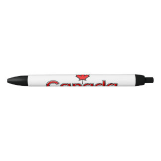Preta Caneta de Folha de Mapeamento do Canadá