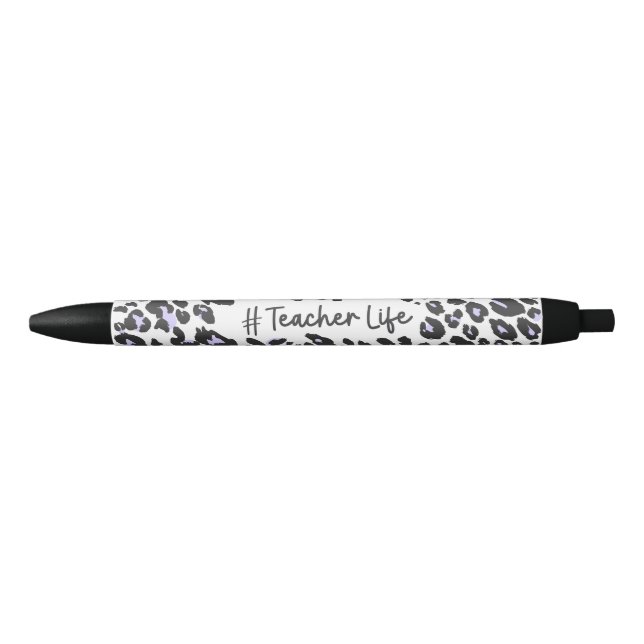 Preta Caneta de Impressão Leopard do Professor Corajoso (Frente)