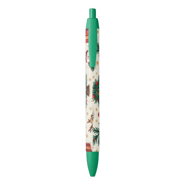 Preta Caneta de Natal (Traseira (Vertical))
