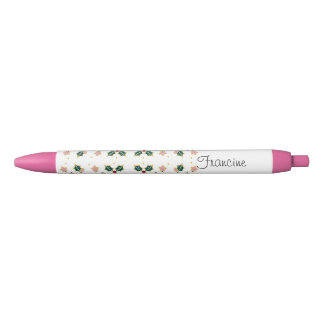 Preta Caneta de Natal Personalizado