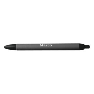 Preta Caneta de nome minimalista - Ferramenta de Escreve