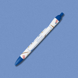 Preta Caneta de padrões de fornecimento escolar