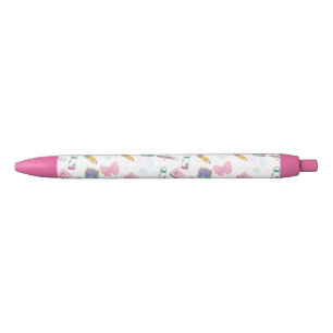 Preta Caneta de Papelaria Kawaii Gatos Fofos & Pastel