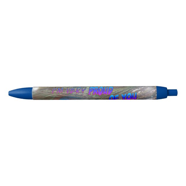 Preta Caneta de Penas de Peacock Orud (Frente)