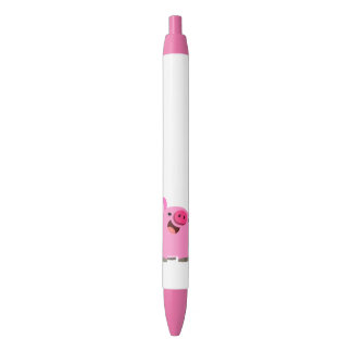 Preta Caneta de porco de riso bonito dos desenhos