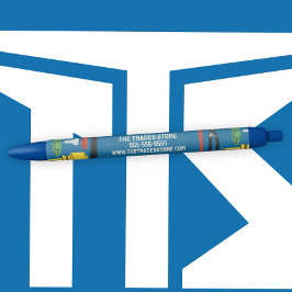 Preta Caneta de Promocional Personalizada do Contratante