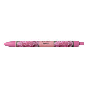 Preta caneta de senhoras rosa