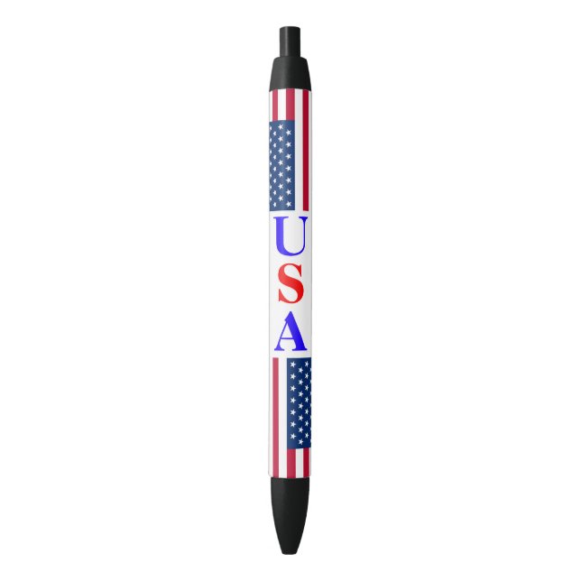 Preta Caneta de Sinalizador Usa (Frente Vertical)