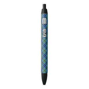 Preta Caneta de Tinta Clan Keith Tartan