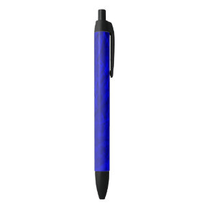 Preta Caneta de Tinta de Fundo de Papel Texturizado Azul