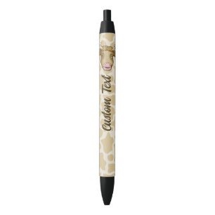 Preta Caneta de Tinta de Vaca Surpreendida