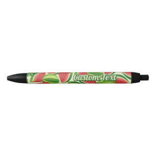 Preta Caneta de Tinta Padrão de Melancia
