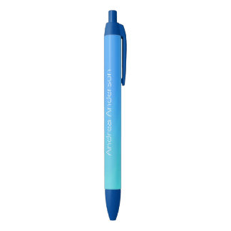Preta Caneta de Tinta Personalizada com Desvanecimento A