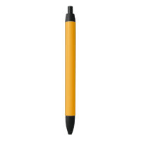 Caneta de Tinta Preta, Laranja Claro, Quente