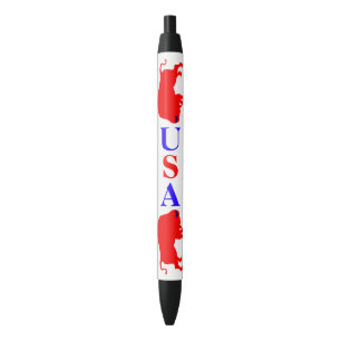 Preta Caneta de Touros Vermelhos dos Estados Unidos