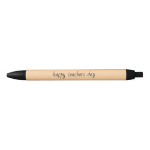 Preta caneta do dia dos professores felizes
