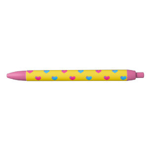 Preta Caneta do Pan Pride Hearts