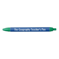 Caneta do professor de Geografia - Presente Engraç