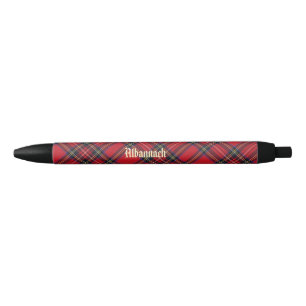 Preta Caneta do Tartan de Albannach do gaélico escocês