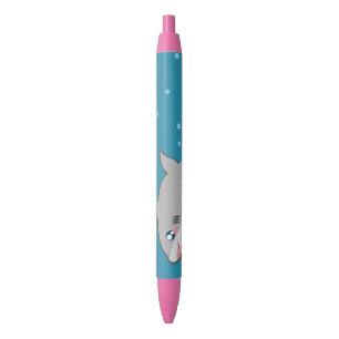 Preta Caneta do tubarão de Kawaii
