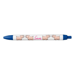 Preta Caneta e Caneta escolar