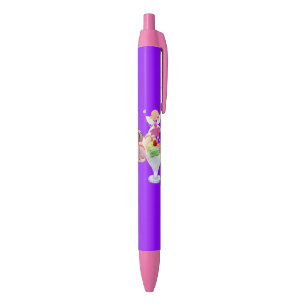 Preta Caneta e Caneta escolar Roxo Sorvete de fada