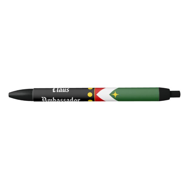 Preta Caneta - Embaixador Claus Crest (Frente)
