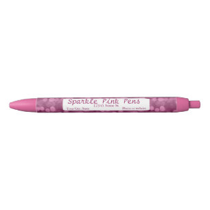 Preta Caneta feita sob encomenda cor-de-rosa da faísca