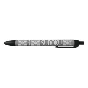 Preta Caneta feita sob encomenda do monograma de SUDOKU