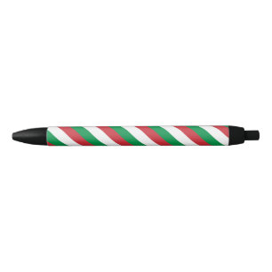 Preta Caneta Flag Ballpoint da Itália