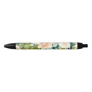 Preta Caneta Floral BloomInk