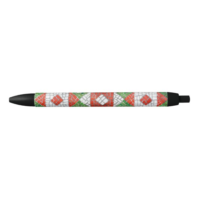 PRETA CANETA HOLIDAY MOSAIC (Frente)