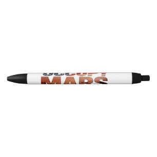 Preta Caneta Occupy Mars - Presente de Espaço Divertido