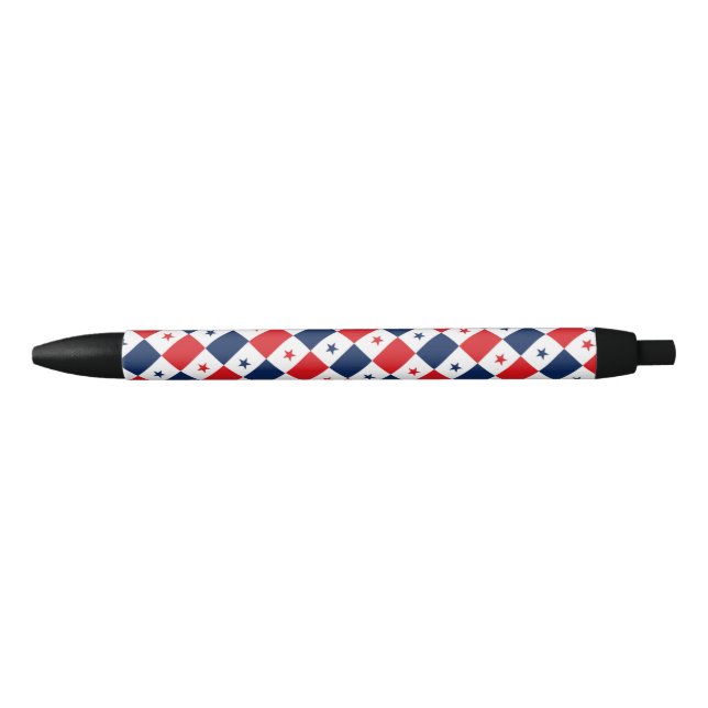 Preta Caneta Panamá Flag Ballpoint (Frente)