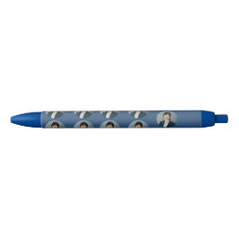 Preta Caneta Personalizada Azul Marinho com Foto Estilo 