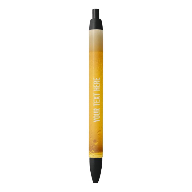Preta Caneta personalizada BEER (Frente Vertical)