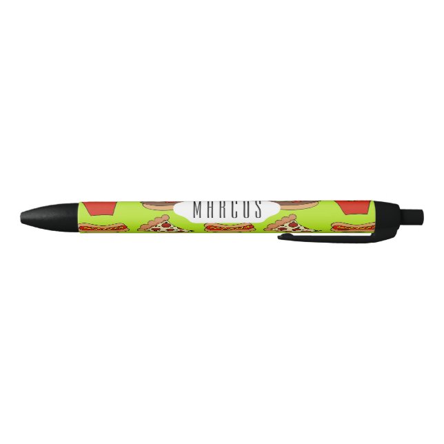 Preta Caneta personalizada da comida de lixo (Parte Inferior)