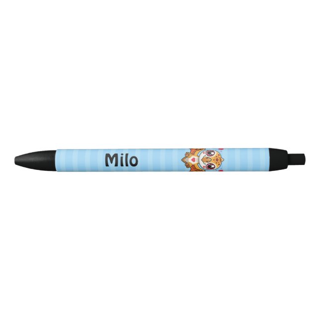 Preta Caneta Personalizada de Dinossauro Voador – Adicio (Frente)