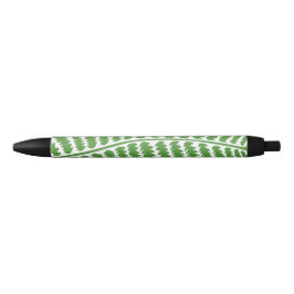 Preta Caneta Personalizada de Folha Verde