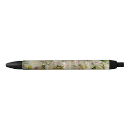 Preta Caneta Personalizada do Flor Coloful