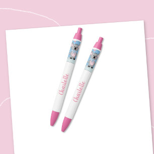 Preta Caneta Personalizada Do Urso Koala Cute