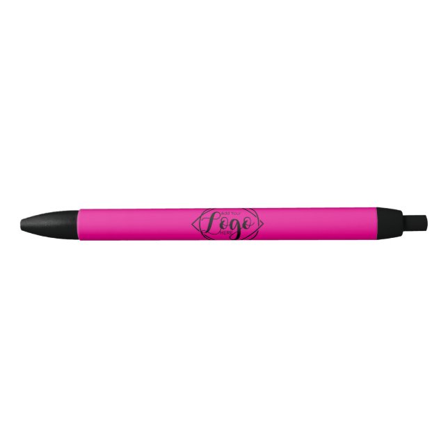 Preta Caneta Personalizada Logotipo Negócios Personaliza (Frente)